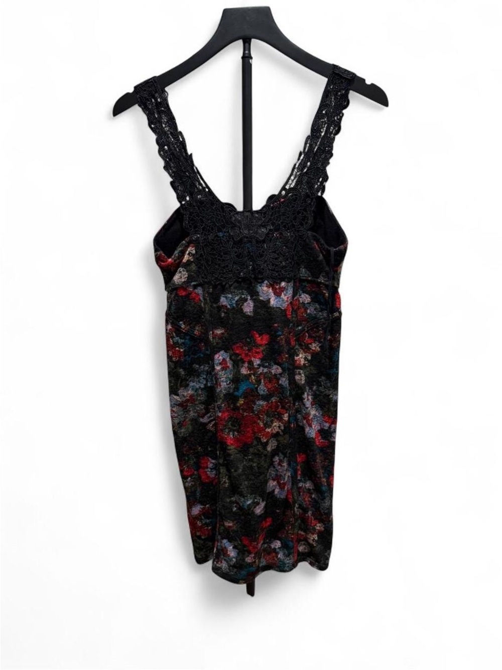 Free People Knockout Lace Trim Floral Bodycon Dress Size S - Picture 3 of 6